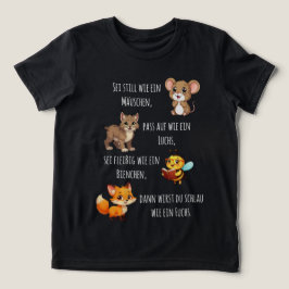 Camiseta Triblenda Mäuschen - Luchs - Biene - Fuchs 1 | Schulanfang