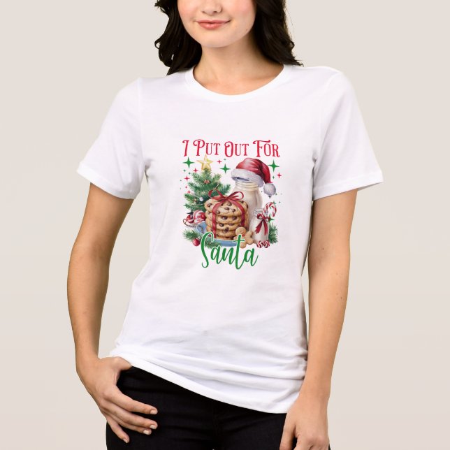 Camiseta Triblenda Me Dedicé A Navidades De Santa Gracia, Tri-Blend S (Anverso)