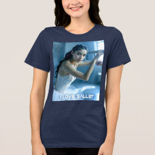CAMISETA TRIBLENDA ME ENAMORA EL BALLET - BALLET & DANZA