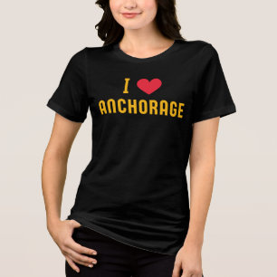 Camiseta Triblenda me encanta Anchorage, Alaska