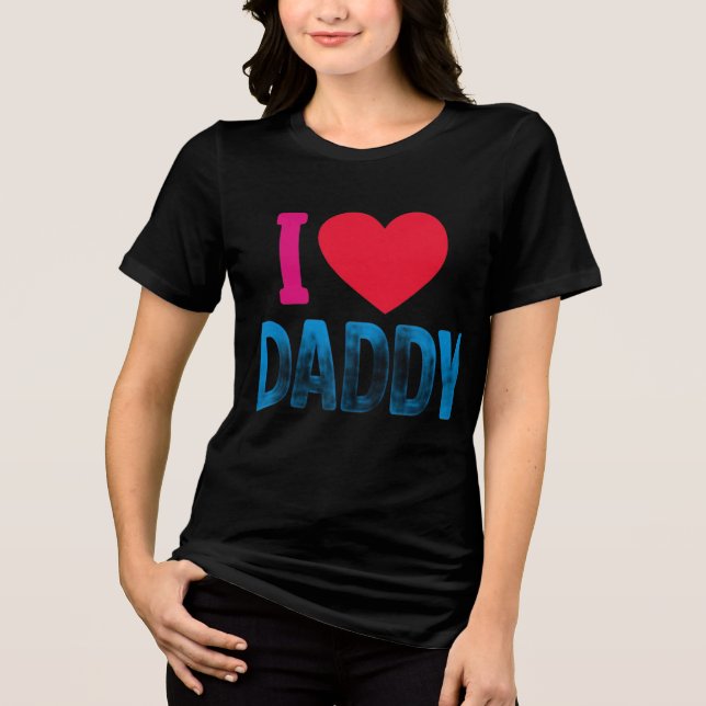 CAMISETA TRIBLENDA ME ENCANTA DADDY (Anverso)