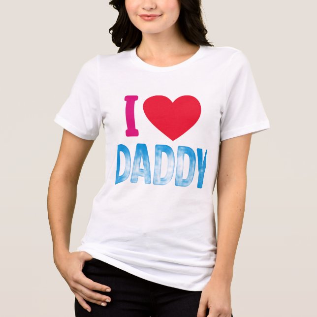 CAMISETA TRIBLENDA ME ENCANTA DADDY (Anverso)