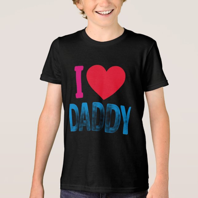 CAMISETA TRIBLENDA "ME ENCANTA DADDY" TSHIRT (Anverso)