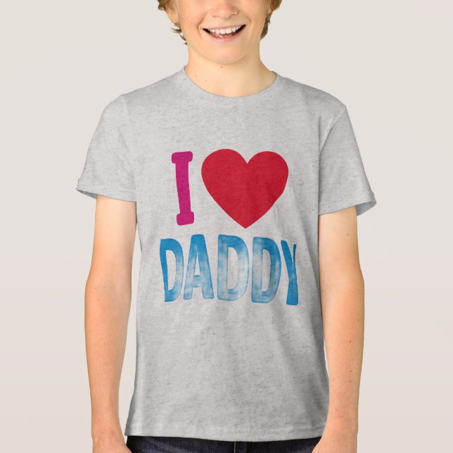 CAMISETA TRIBLENDA "ME ENCANTA DADDY" TSHIRT (Anverso)