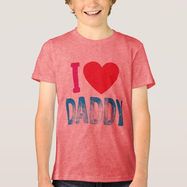 CAMISETA TRIBLENDA "ME ENCANTA DADDY" TSHIRT (Anverso)