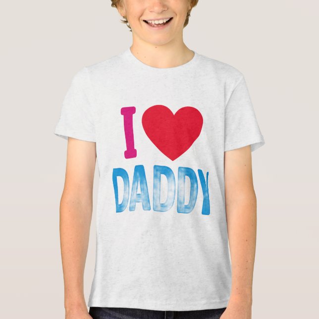 CAMISETA TRIBLENDA "ME ENCANTA DADDY" TSHIRT (Anverso)