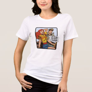Camiseta Triblenda ¡Me encanta el olor de no tener hijos por la mañan