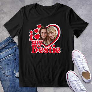 Camiseta Triblenda Me encanta mi Personalizado de fotos de Bestie