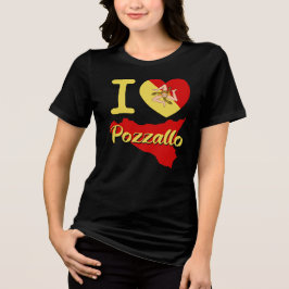 Camiseta Triblenda Me Encanta Pozzallo (I Sicilian Heart Pozzallo)