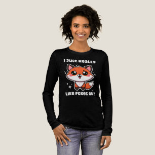 Camiseta Triblenda Me Encantan Los Zorros, ¿Vale? Regalo De Zorro Lin