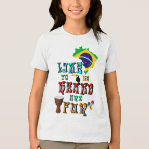 Camiseta Triblenda Me Gusta Ser Escuchado Y Divertido