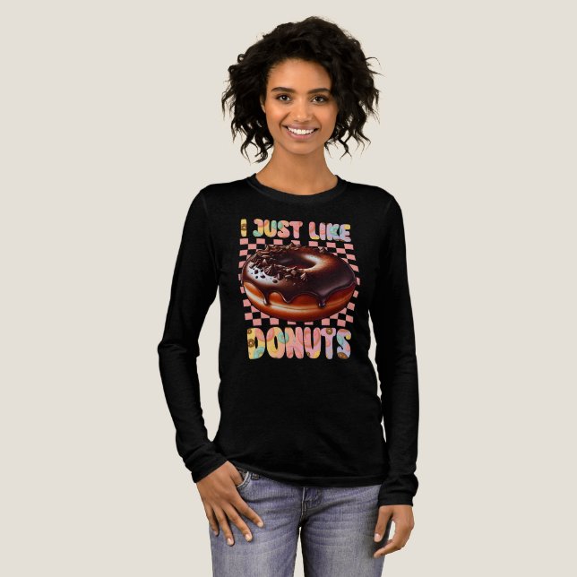 Camiseta Triblenda me gustan los donuts (Anverso Completo)