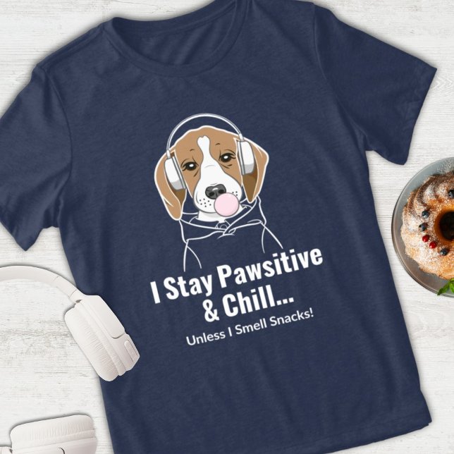 Camiseta Triblenda Me mantengo inquieto y soy un perro gracioso de Ch (Subido por el creador)