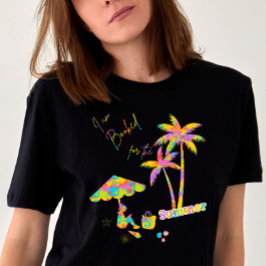 Camiseta Triblenda "Me preparan para el verano" Personalizado Vacacio