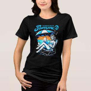 Camiseta Triblenda Me preparan para la lectura de los pines retro de 