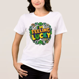 Camiseta Triblenda Me siento afortunado