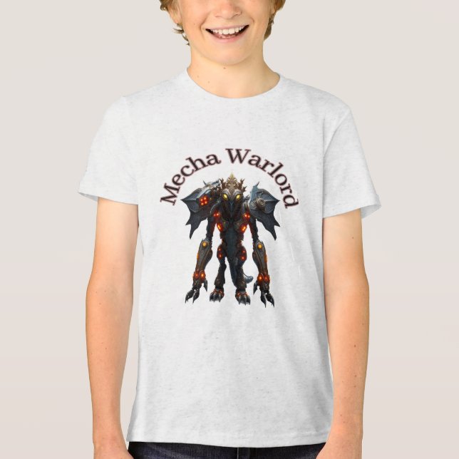 Camiseta Triblenda Mecha Warlord (Anverso)