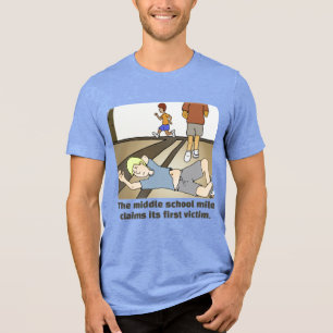 Camiseta Triblenda Media School Mile Blue