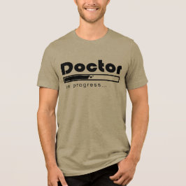 Camiseta Triblenda Médico en Progreso Barra de Carga Divertida Estudi
