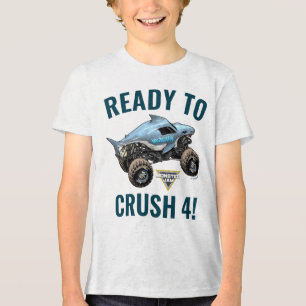 Camiseta Triblenda Megalodon Listo para Aplastar Gráfico de Cumpleaño