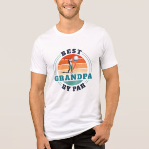 Camiseta Triblenda Mejor Abuelo De Par Retro Personalizado Golfing