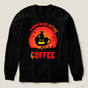 Camiseta Triblenda Mejor café y café de Halloween Diversión