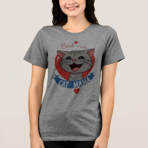 Camiseta Triblenda Mejor CAT MAMA