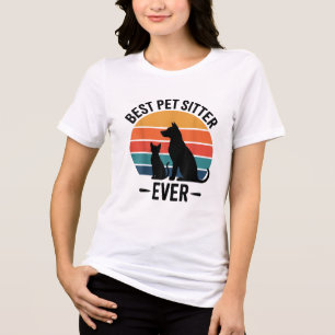 Camiseta Triblenda Mejor cuidador de perros divertido regalo de cuida