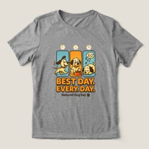 Camiseta Triblenda Mejor Día Cada Día - Divertido Día Nacional del Pe