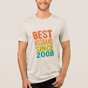 Camiseta Triblenda Mejor Esposo Desde 2008