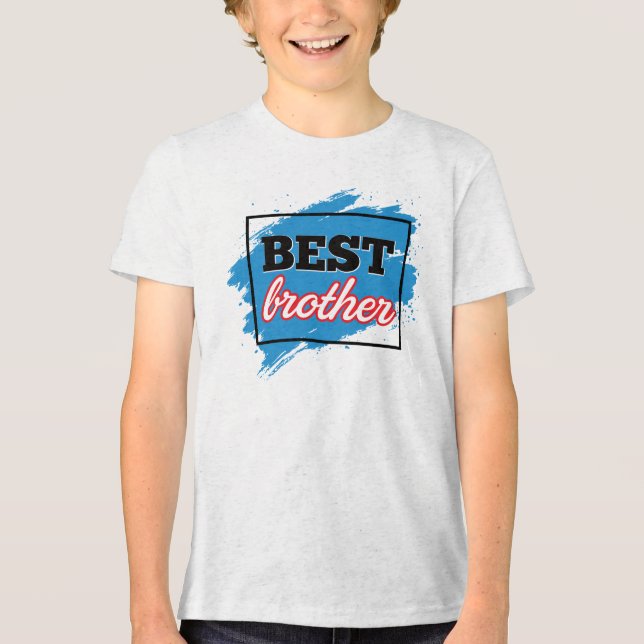 Camiseta Triblenda MEJOR hermano  (Anverso)