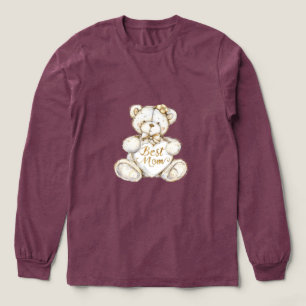 Camiseta Triblenda Mejor Mamá Oso de Peluche Día de la Madre