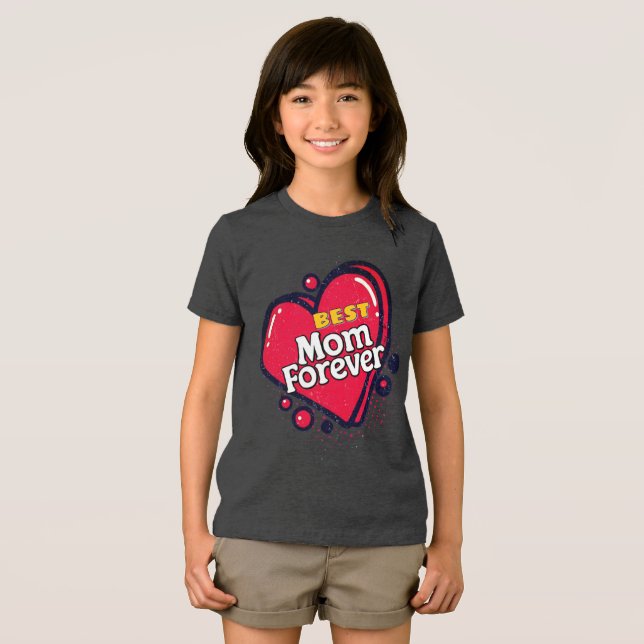 Camiseta Triblenda Mejor Mamá Para Siempre ( Anverso Completo)