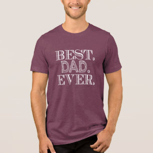 Camiseta Triblenda mejor padre nunca