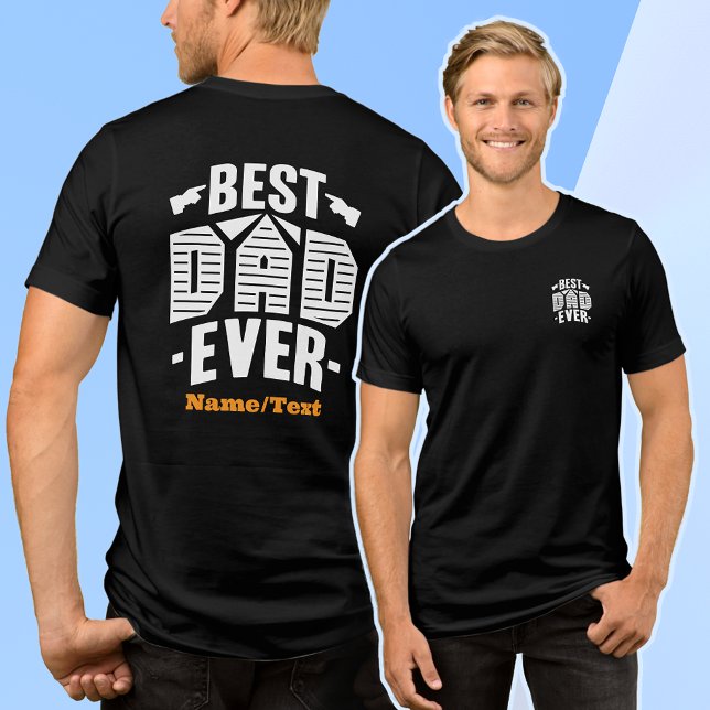 Camiseta Triblenda Mejor Papá Cada Vez Gracioso Día Del Padre Camisas (fathers day mens tshirts funny fathersday black men's tees gift for dad new first time father )