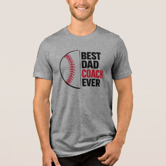 Camiseta Triblenda Mejor Papá, Entrenador de Todos los Días del Padre