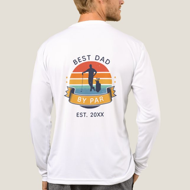 Camiseta Triblenda Mejor Papá Por El Día De Los Padres De Par (Reverso )