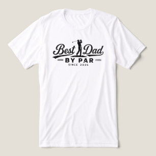 Camiseta Triblenda Mejor Papá Por Par Desde Año Golfista Angustiado N
