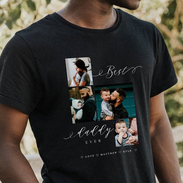 Camiseta Triblenda Mejor Papi Grabar siempre Foto de la familia Keeps (Subido por el creador)