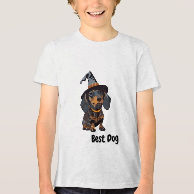 Camiseta Triblenda Mejor perro (Anverso)