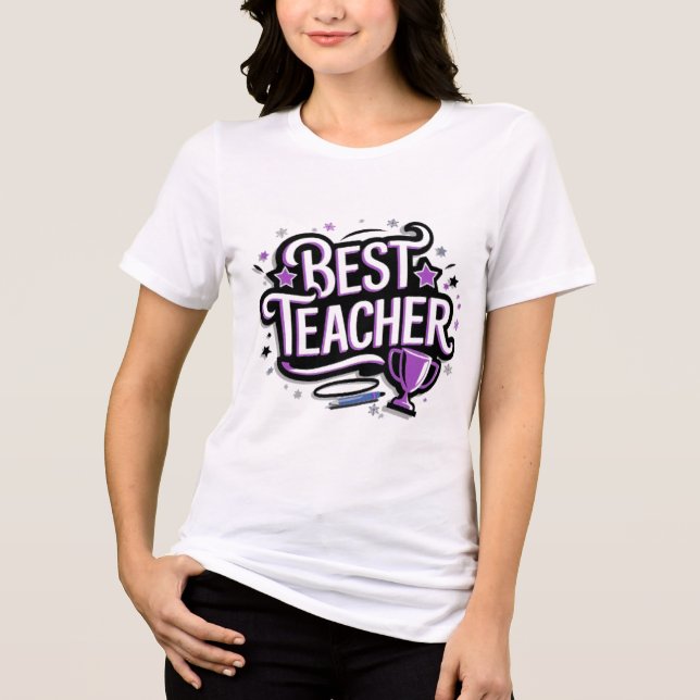 Camiseta Triblenda Mejor profesor (Anverso)