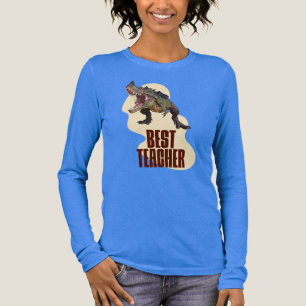Camiseta Triblenda Mejor profesor humor de aula de dinosaurios
