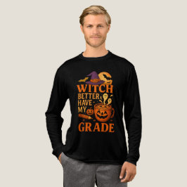Camiseta Triblenda Mejor Que La Bruja Tenga Mi Maestría De Halloween