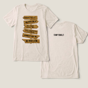 Camiseta Triblenda Mejora de la señalización de estilo "MASH" del per
