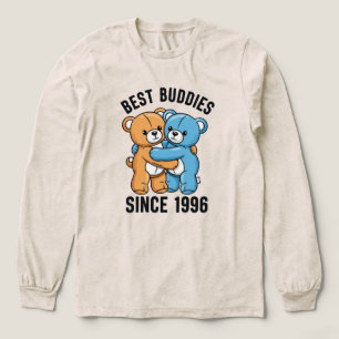 Camiseta Triblenda Mejores Amigos Desde 1996 Teddy Beats