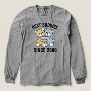Camiseta Triblenda Mejores Amigos Desde 2000 Teddy Beats