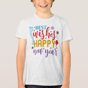 Camiseta Triblenda Mejores deseos Feliz Año Nuevo Diseño-80967