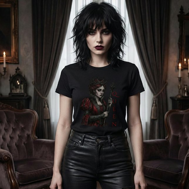 Camiseta Triblenda Melancholy Queen Gothic Dark Fantasy Portrait (Subido por el creador)