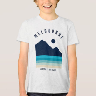 Camiseta Triblenda Melbourne Victoria Australia Retro Playa Vintage