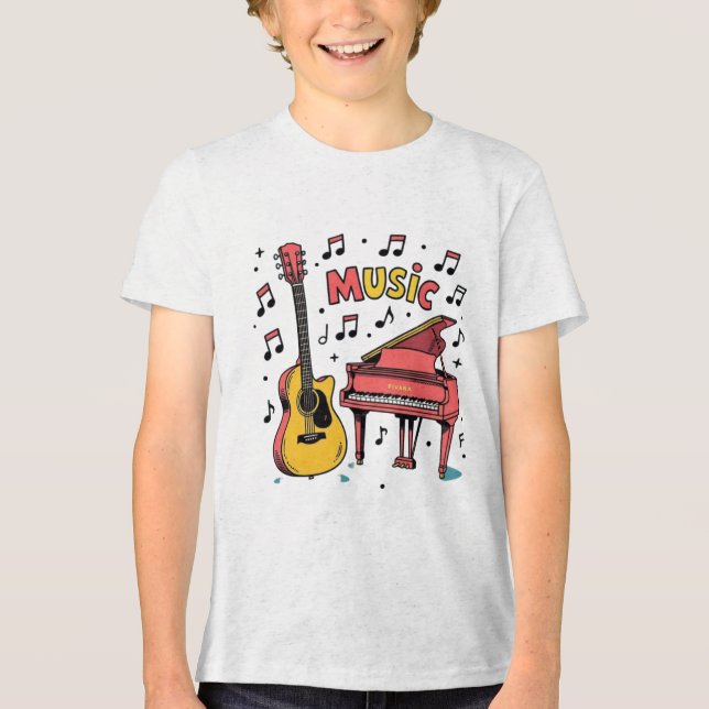 Camiseta Triblenda Melody maker music club (Anverso)